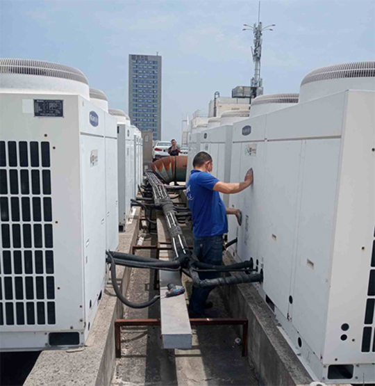 河曲中央空调制热和不制冷系统维修方法